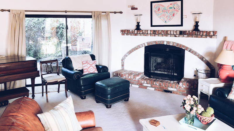 A living room in The Refuge youth facility.